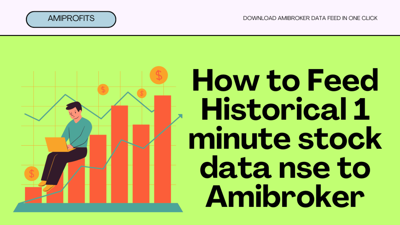 How to Feed Historical 1 minute stock data nse to Amibroker