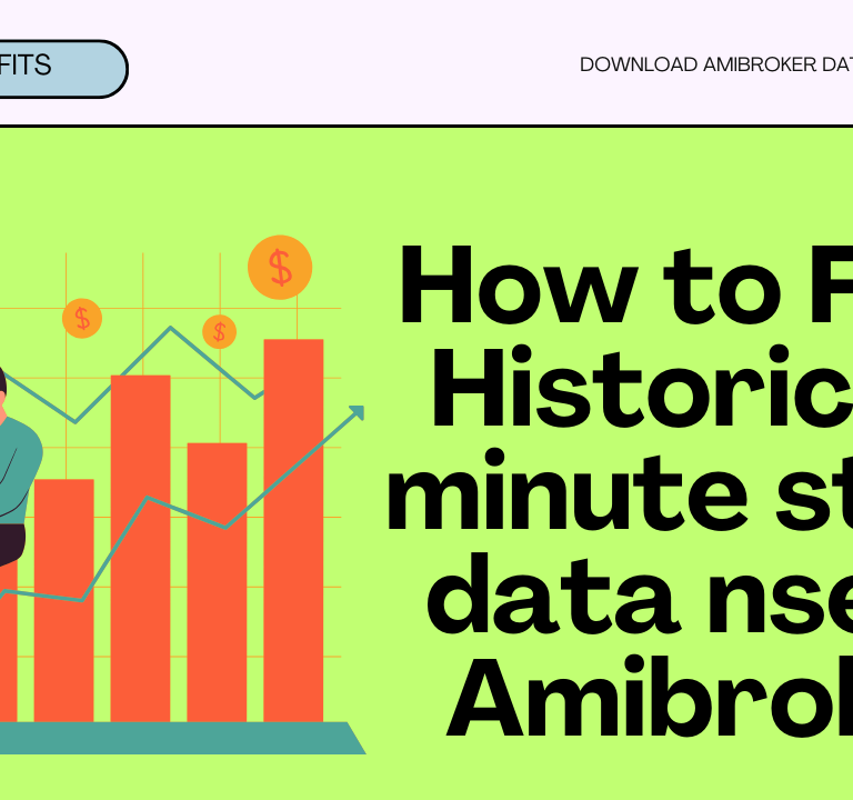 How to Feed Historical 1 minute stock data nse to Amibroker