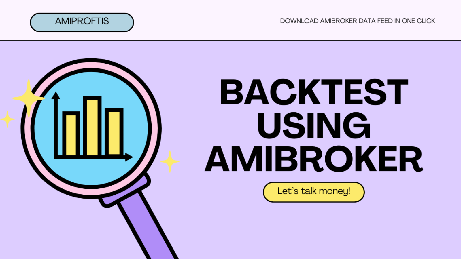 how to backtest on amibroker data feed