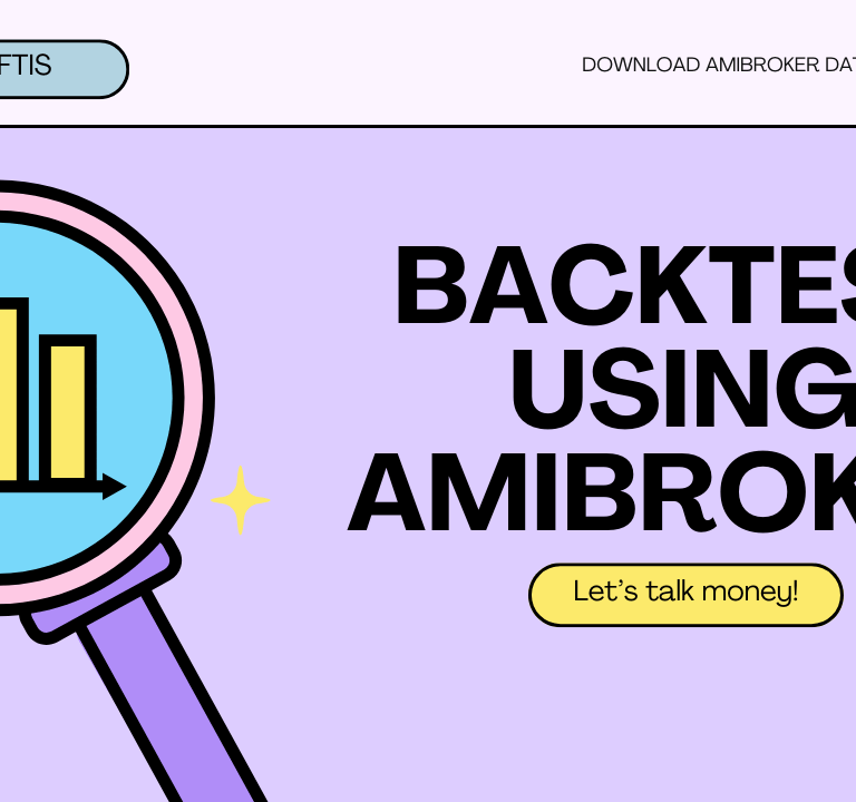 how to backtest on amibroker data feed